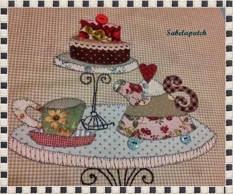 Primer bloque del Sweet Mistery Quilt de Twinkle patchwork