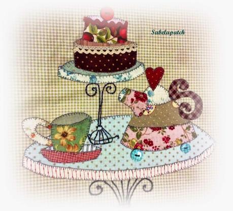 Primer bloque del Sweet Mistery Quilt de Twinkle patchwork