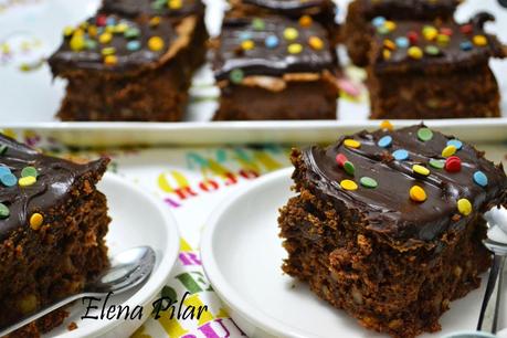 Brownies de chocolate a la canela