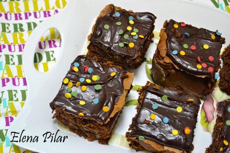 Brownies de chocolate a la canela