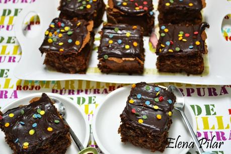 Brownies de chocolate a la canela