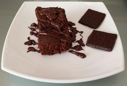 Receta de brownie rápido en microondas