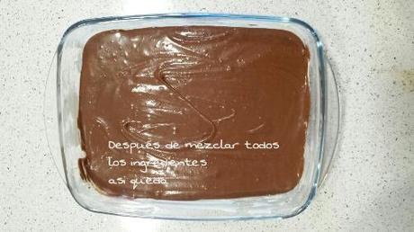 Receta de brownie rápido en microondas