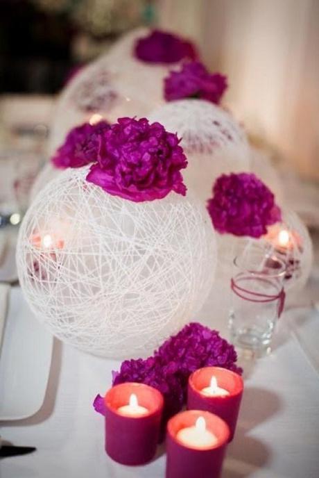 Ideas diferentes para incluir globos en tu boda Decor boda globo hilos