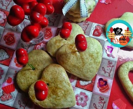 Galletas de nata con crema de limón