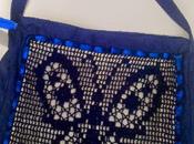 bolsa mariposa filet corchet punto buterfly. Filet crochet)