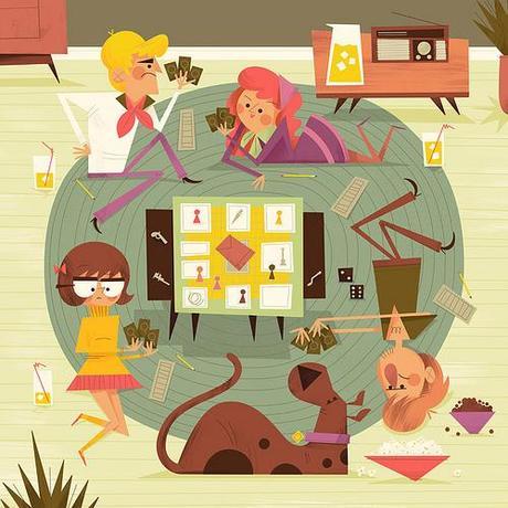 Las preciosas ilustraciones de Andrew Kolb KOLB SCOOBY CLUEDO