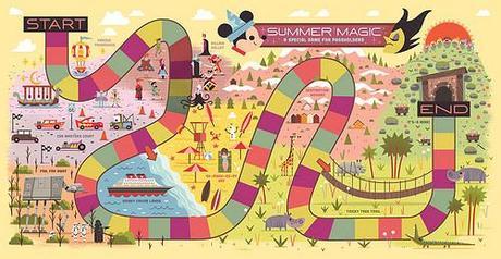 Las preciosas ilustraciones de Andrew Kolb KLOB SUMMER MAGIC BOARD