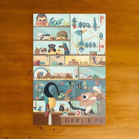 Las preciosas ilustraciones de Andrew Kolb KOLB PET STORE