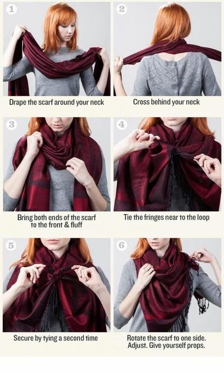 10 maneras de llevar un foulard