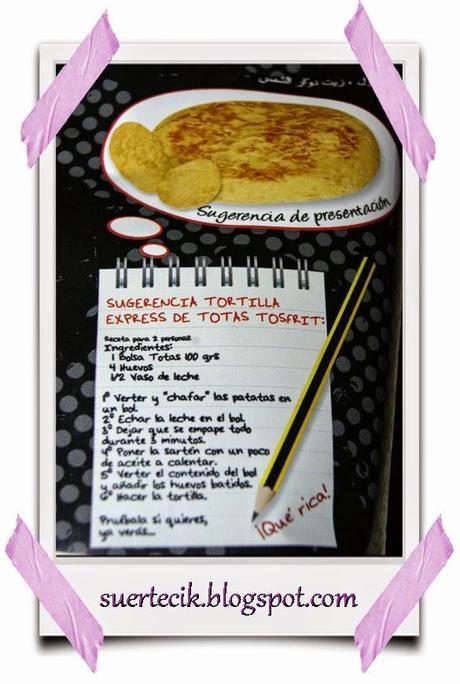 Tortilla express de Totas Tosfrit Tortilla express de Totas Tosfrit