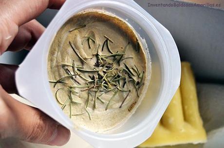 Inventando el Finde 10: tutorial jabón casero de romero Inventando el Finde 10: tutorial jabón casero de romero