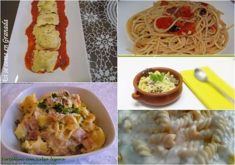 Pasta, 5 recetas distintas