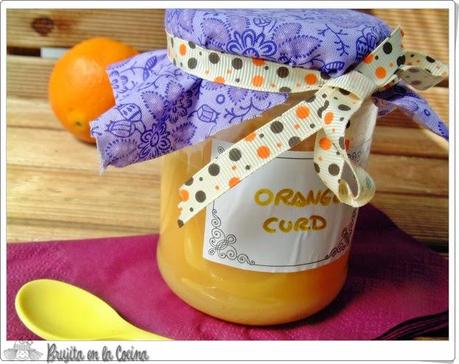 Orange Curd. La versión naranja del Lemon curd