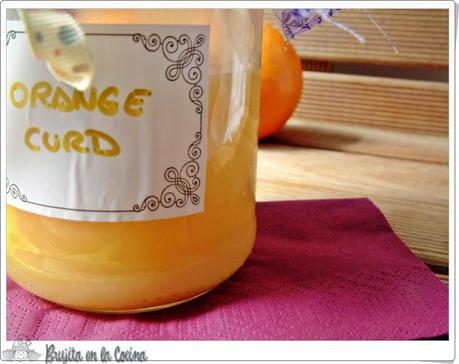 Orange Curd. La versión naranja del Lemon curd