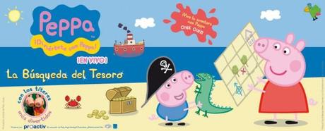 espectáculo Peppa Pig la busqueda del tesoro