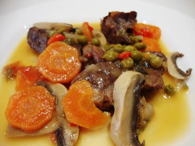 Ternera a la jardinera