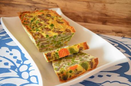 PASTEL DE VERDURAS Y QUESO