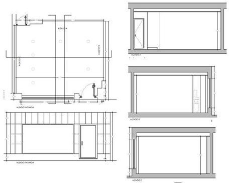 planta estado actual A-cero presenta la reforma de un local en Salamanca