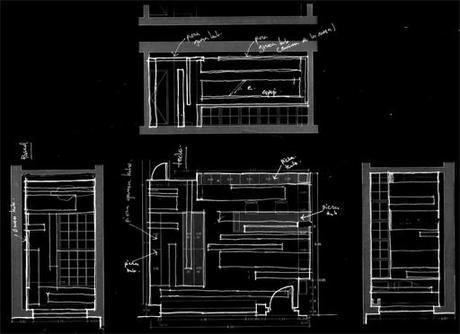 croquis | A-cero Projects A-cero presenta la reforma de un local en Salamanca