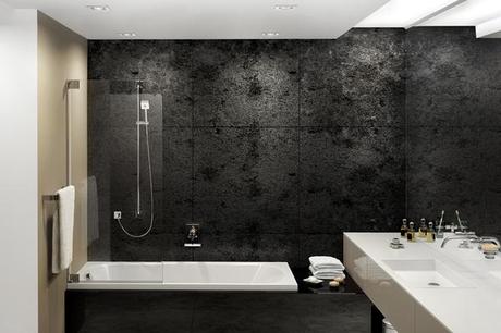 Tips: Decoracion baños color negro