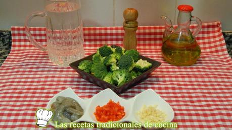 Cómo hacer brócoli al horno con langostinos