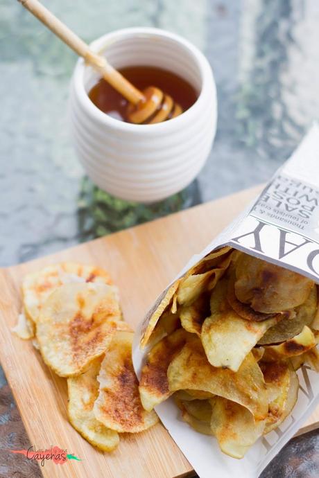 Chips con miel y mantequilla - 허니버터칩