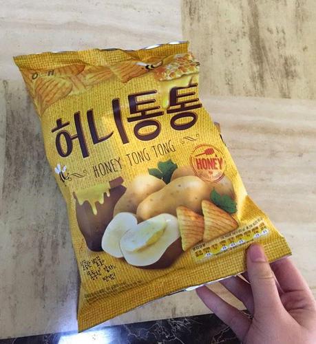 Chips con miel y mantequilla - 허니버터칩