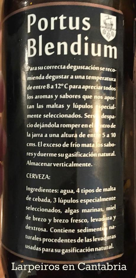 Cerveza Portus Blendium de Brezo: Toque de Miel muy sutil