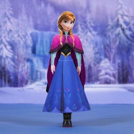 manualidad de Disney Frozen Anna