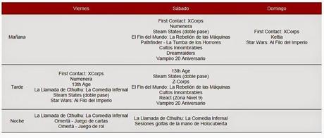 Horario preliminar de Bilbao Rock & Rol