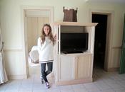 Jersey oversize ripped jeans