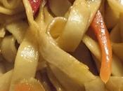 Tallarines orientales verduritas