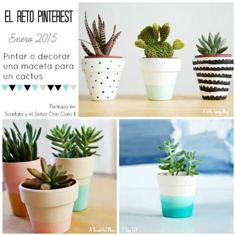 DIY: Macetas decoradas #elretopinterest