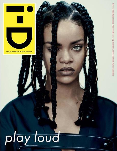 Rihanna luce un estilo muy de los 90s para i-D Magazine