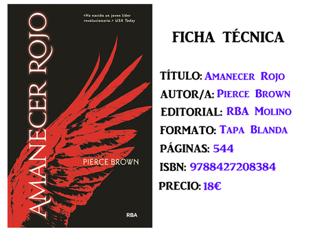 Reseña: Amanecer Rojo, de Pierce Brown Reseña: Amanecer Rojo, de Pierce Brown