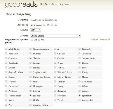 Goodreads Targets