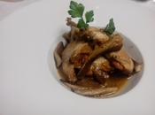 Codornices escabeche boletus edulis