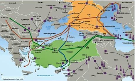 Oleoductos y gasoductos Mar Negro