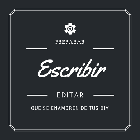 Cómo escribir un tutorial DIY.