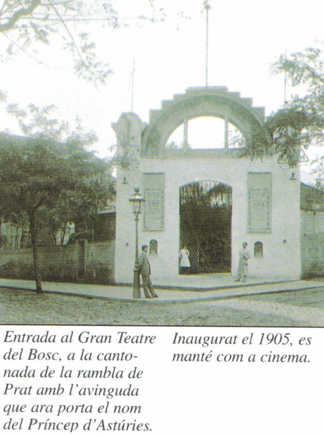 CINE BOSQUE, RAMBLA DEL PRAT EN LA BARCELONA D' ABANS, D' AVUI I DE SEMPRE...30-01-2015...!!!