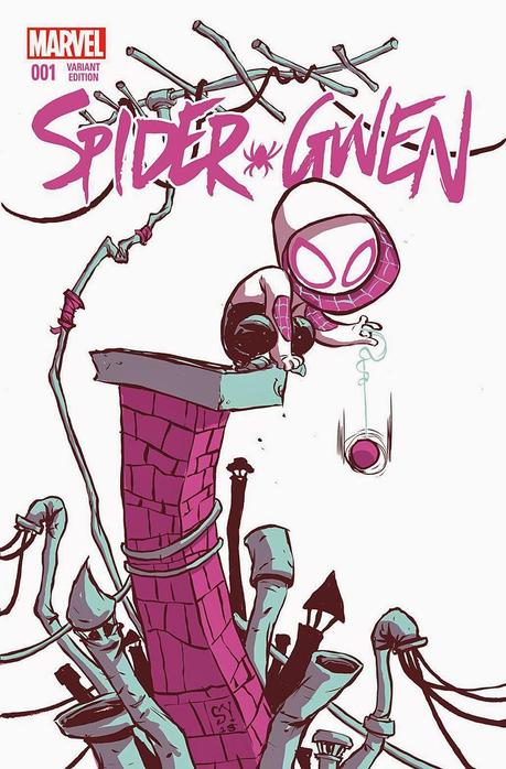 Portadas alternativas para ‘Spider-Gwen’ #1
