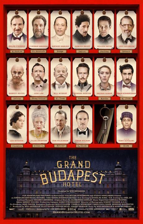 Noche de películas: El gran hotel Budapest