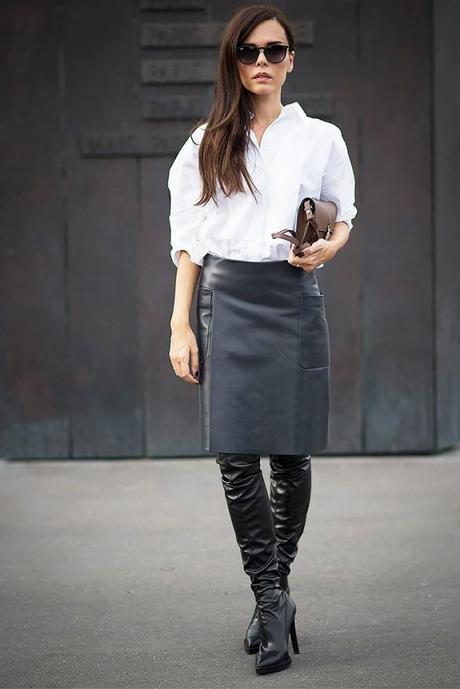 Ponte las Botas (y cuanto más altas, mejor)! Yes, you can wear over-the-knee boots to work.