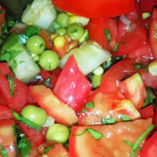 Ensalada de tomates frescos