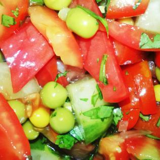 Ensalada de tomates frescos