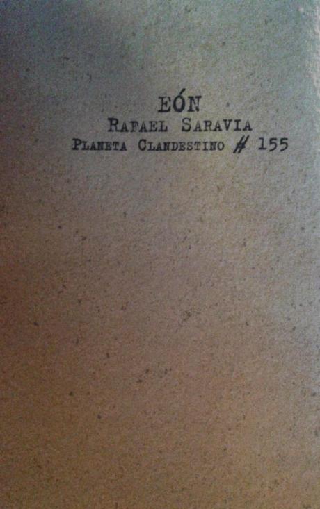 Rafael Saravia: Eón: