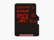 Kingston presenta microSD ultra alta velocidad para captura vídeo