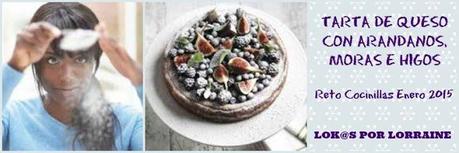 Tarta de queso con frutos del bosque