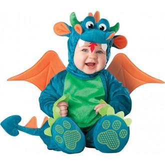 Disfraz de Dragón Drac para bebé 0